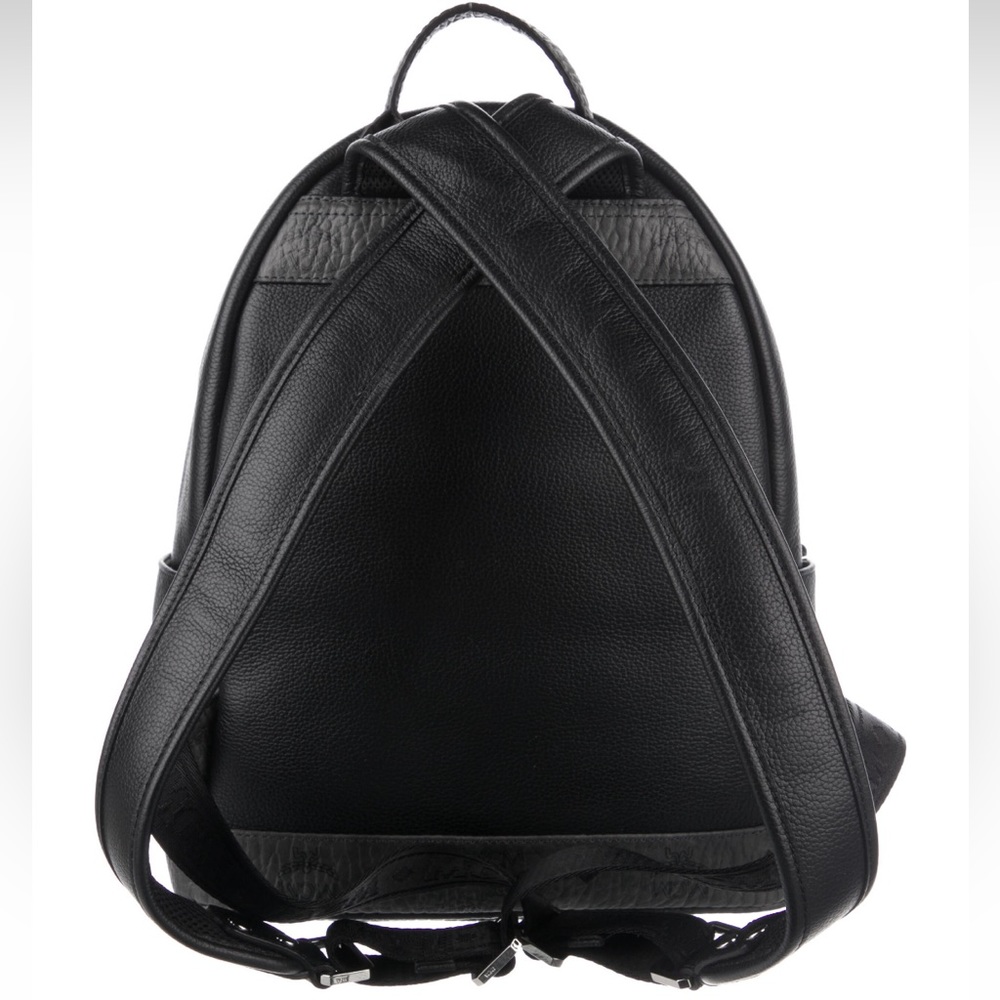 MCM Stark Visetos Top Handle Backpack Bookbag - Picture 4 of 16